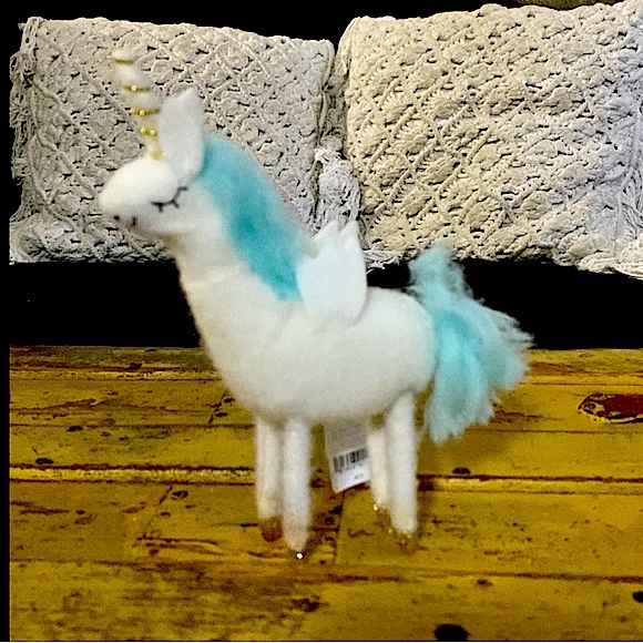 NWT TARGET UNICORN ORNAMENT CHRISTMAS TREE ORNAMENT WONDERSHOP FARMHOUSE BOHO - Picture 5 of 9